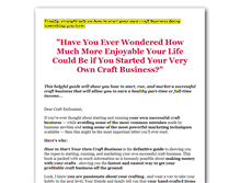 Tablet Screenshot of craftbusinessguide.com
